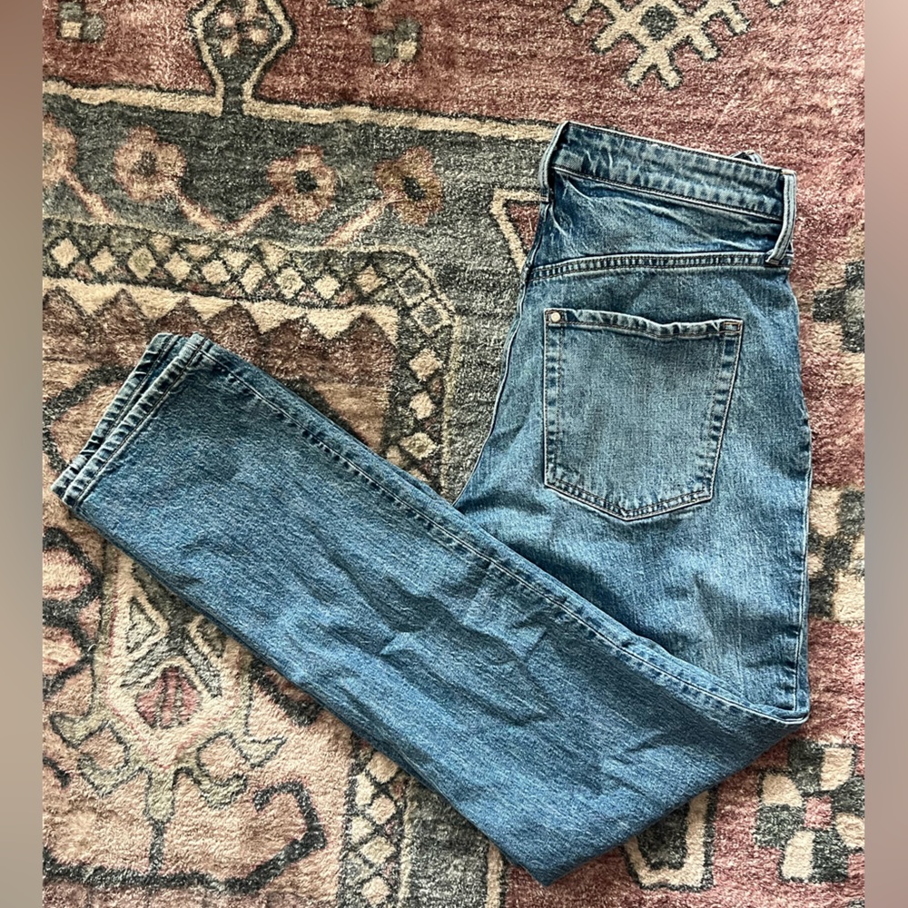 H&M high waisted straight jeans